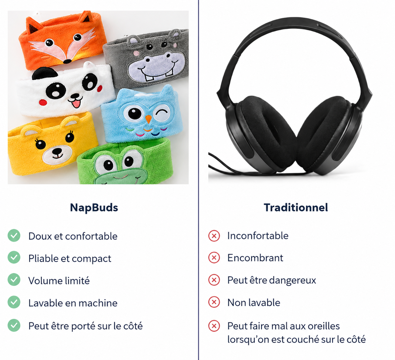 Les casques pour enfants étaient inconfortables... jusqu'à aujourd'hui