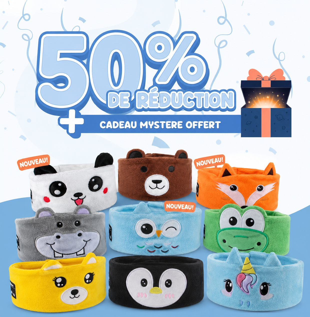 NapBuds™ – Bandeau audio Bluetooth pour enfants